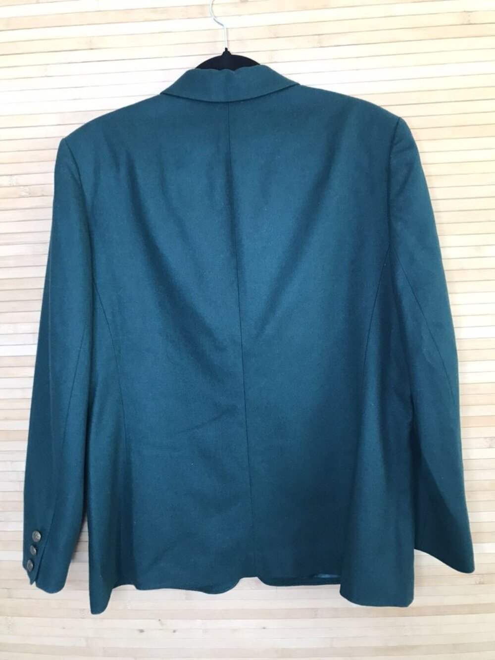 PENDELTON Blazer Jacket Womens Sz 14 Forest Green 100% Virgin Wool Made In USA - Picture 6 of 7